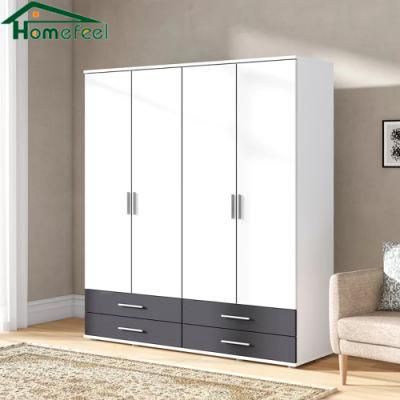 Modern Wooden Home Furniture Bedroom Multi Space Storage Wardrobe Design