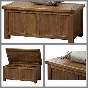 High Quality Solid Oak Storage Blanket Box