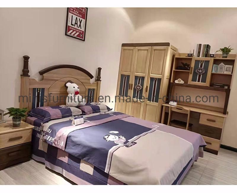 (MN-HB122) Bedroom Furniture Folded Wood Bed with Overhead Cabinet