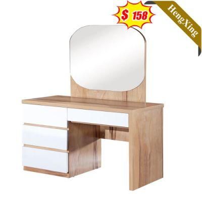 Hot Wooden Living Room Bedroom Furniture Bookcase Dressing Table Mirror Dresser with Drawer Cabinet