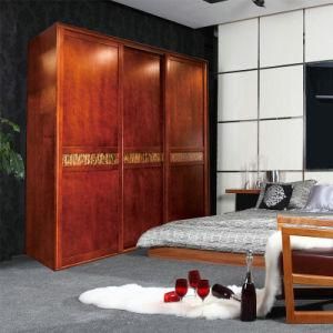 Decorative Solid Wood Coating Sliding Door for Wardrobe Mikimoto V3468
