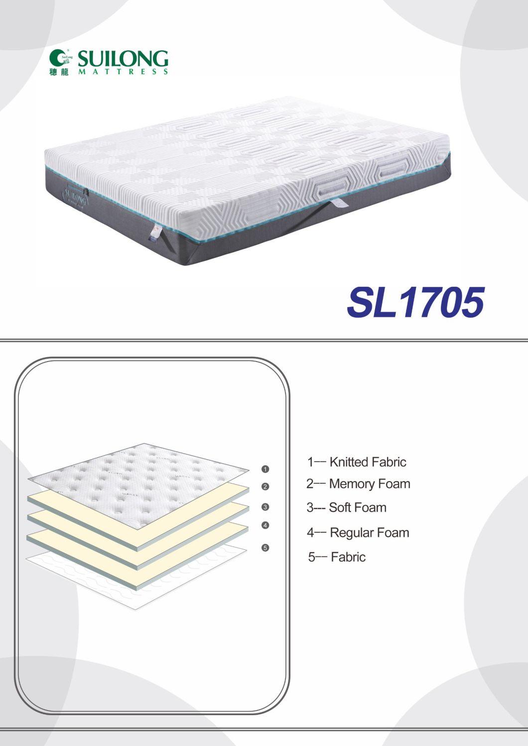 Good Sleep Mattress Orthopedic Memory Foam Pocket Spring Mattress