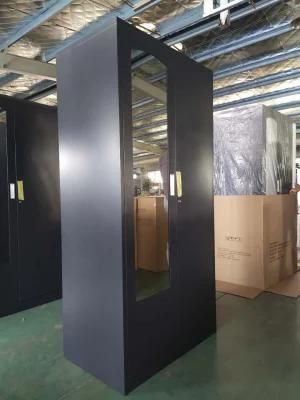 Wholesale Clothes Wardrobe Closet Cabinet Steel Almirah Metal Bedroom Storage Wardrobe Furniture