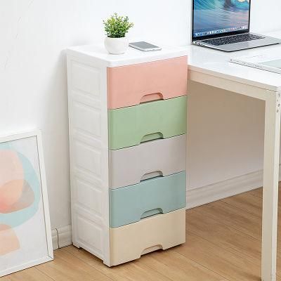 3605 High Quality Home Durable Multilayer Plastic Drawer Storage Cabinet