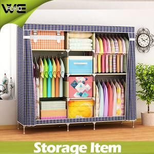 Canva Nonwoven Fabric Modern Wardrobe Organiser for Bedroom