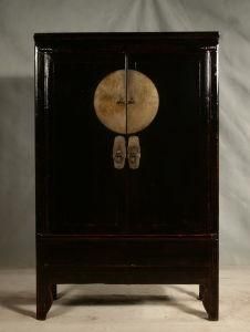 Chinese Cupboard Antique Classical Black Home Wardrobe