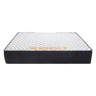 Rolled up Packed Latex Memory Foam Tencel Fabric 5-Zoned-Pocket-Coil-Spring Mattress