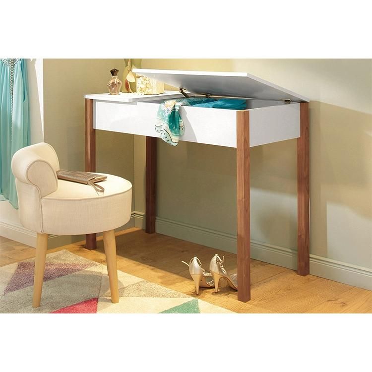 Mirrored Bedroom Space Saving Dressing Table