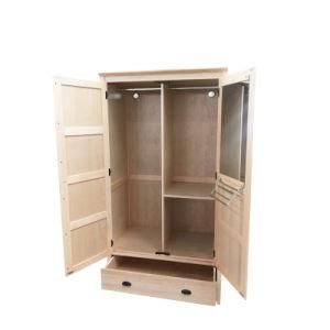 All Star Hotel Bedroom Furniture Solid Wood Wardrobe for Sale