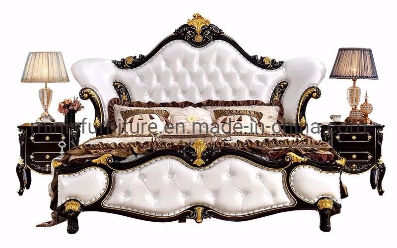 (M-CB61) European Luxury Bedroom Set Wardrobe/Dresser/Nightstands/Bed