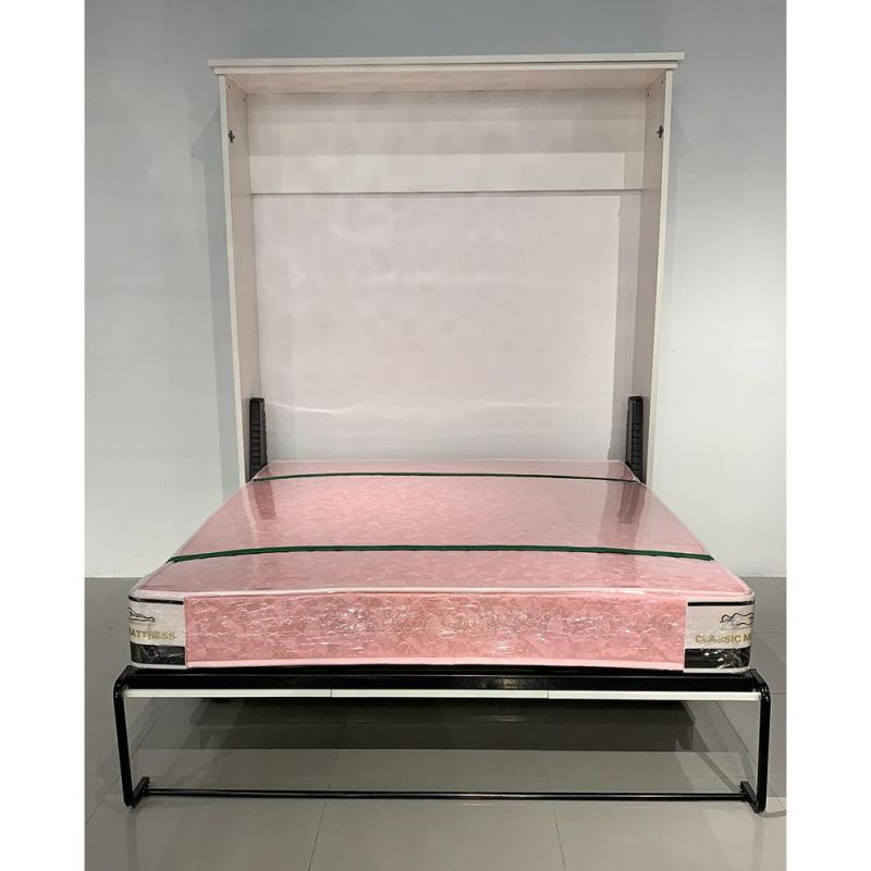 Custom Single/Double Size Wall Bed Modern Furniture Wood Murphy Bed Folding Bed