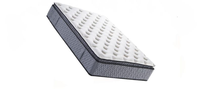 King Hotel Compressed Memory Foam Bed Natural Latex Topper Pad Sponge Coil Spring Mattress