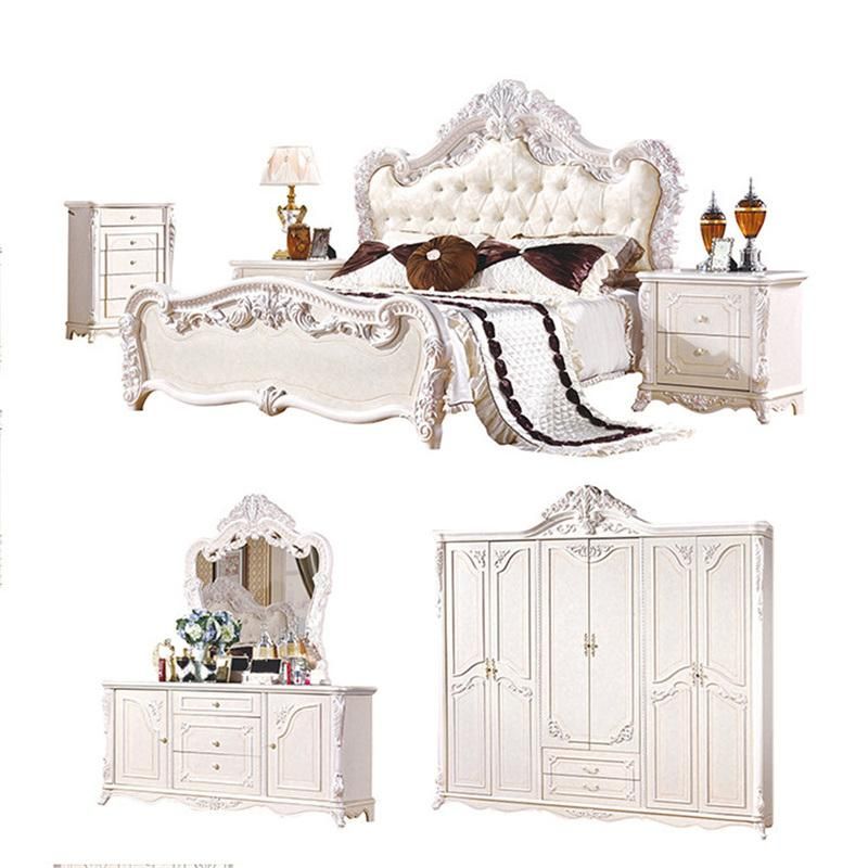 Hot Sales Antique Carved Wood Bedroom Furniture Sets for Sale