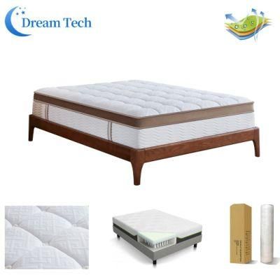 China Factory Commercial Monopoly Use Modern Home Furniture King Size Pocket Spring Foam Bed Mattress