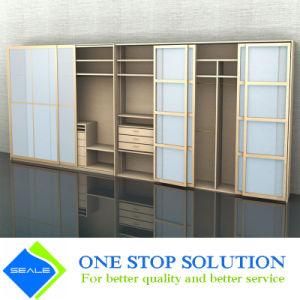 Aluminum Glass Sliding Door Wardrobe Cupboard (ZY 2049)