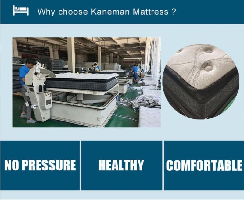 Custom Bamboo Fabric Mattress King Size Mattress Pocket Spring Mattress