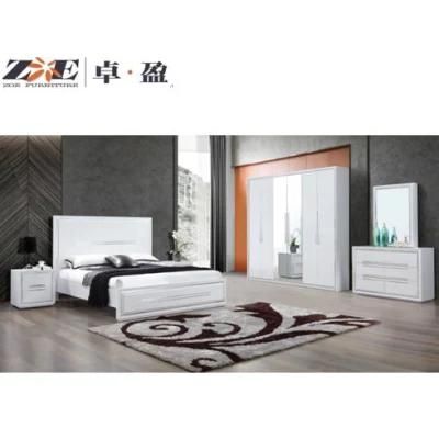 Modern Home Furniture MDF 4 Bedroom Modular Home Royal Luxury Bedroom Furniture