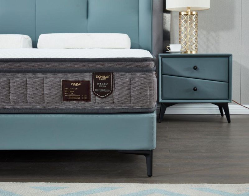 5 Star Hotel Mattress Tight Top Pocket Spring Mattress Soft Latex Memory Foam Mattress