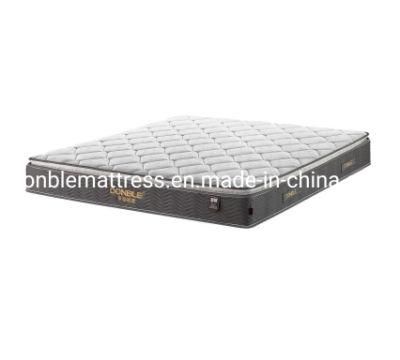 Pillow Top Embroidery Mattress with Embroidered Logo