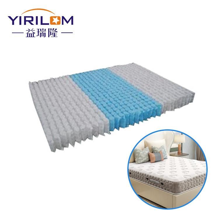 Hot Sale Mattress 5 Zones Economic Pocket Spring Coil 14 Gauge for Mattress