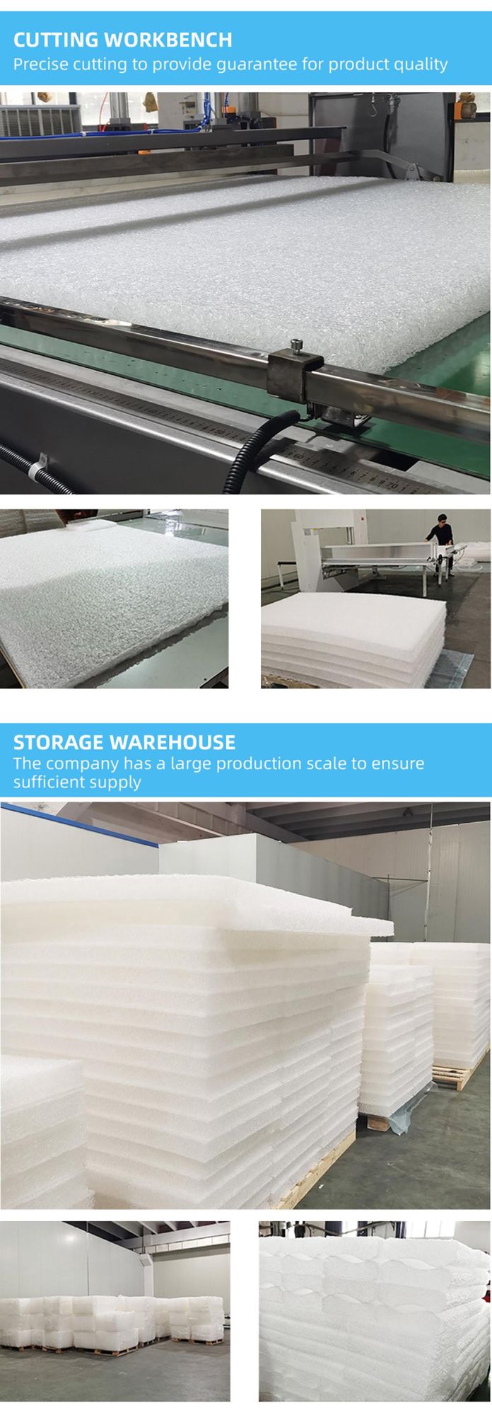 High Polymer Durability Safety Breathable 4D Air Fiber Bedding Mattress
