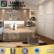 Indian Bedroom Wardrobe Designs Wooden House Furniture with Trouser Rack