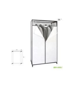 Fabric Folded Hot Sale Metal Wardrobe (wh-8001)