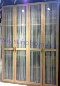 Fashion Sheer Closet with Aluminium Profile Side Hung Doors