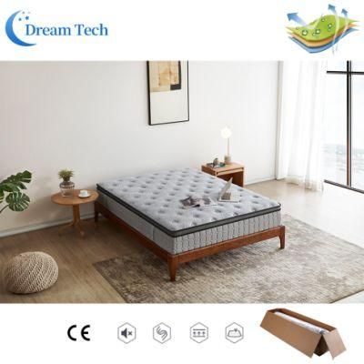 2021 Fashion High Sleep Quality Comfortable Compress Package Pocket Coil Top Mattress (YY037)