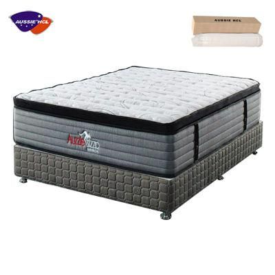 The Best Factory Aussie Wholesal Roll Sleeping Well Full Inch Mattress in a Box King Double Gel Memory Foam Spring Mattresses