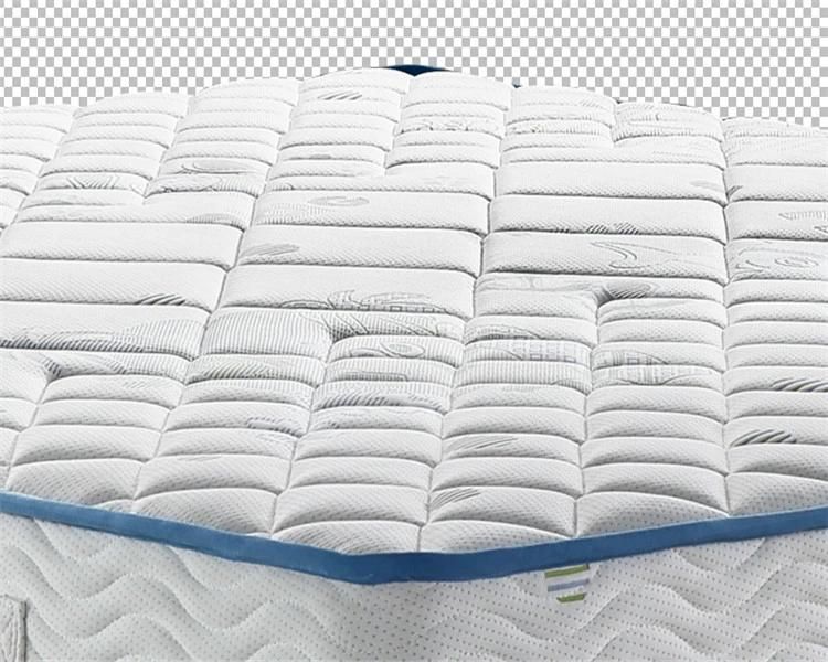 Deluxe Style Quality Assured Single Side Hotel Bed Set Furniture Latex Pocket Spring Mattress