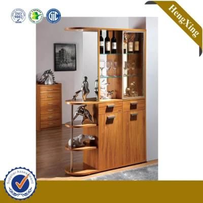 Luxury Living Room Home Furniture Corner Bar Wine Display Cabinet