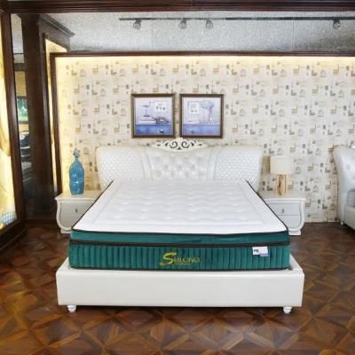 European Style Super Star Hotel Bed Furniture Bread Pocket Spring Mattress