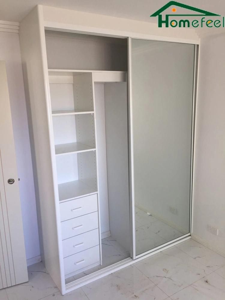 Modern Fashion in-Wall Design Bedroom Home Furniture Multi-Space Storage Wardrobe