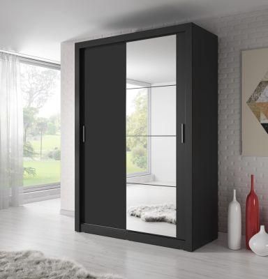 Allure Cheap Price Modern Wooden Storage Bedroom Furniture 2 Sliding Door Wardrobe