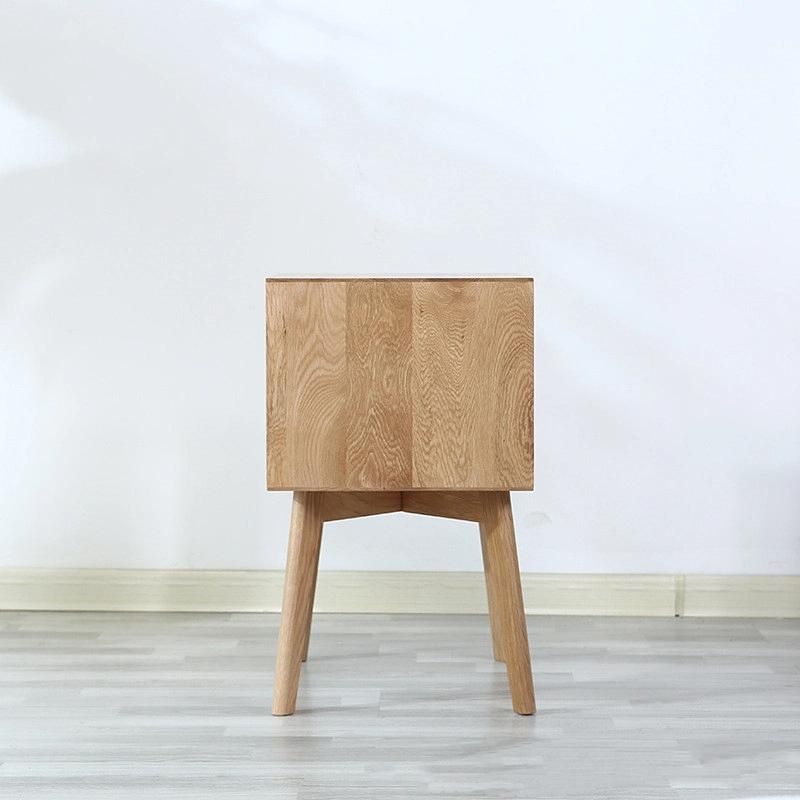 Solid Wood Nordic Bedside Cabinet 0057