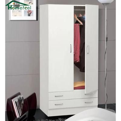 Modern Minimalist Design Wooden Bedroom Furniture Combination Portable Wardrobe