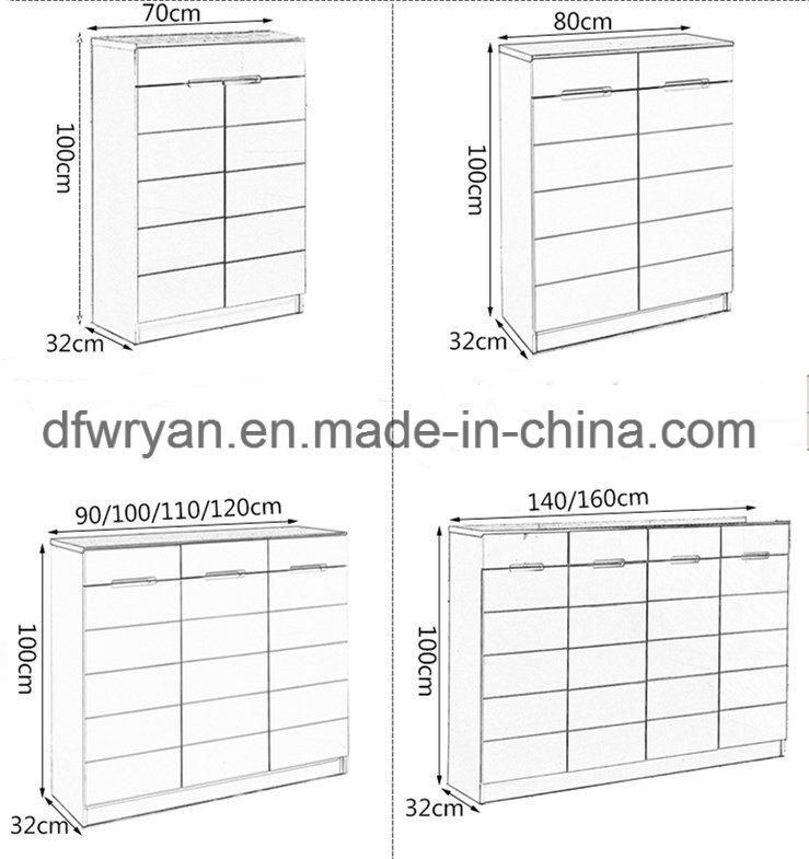 Hot Selling Wooden Shoe Cabinet