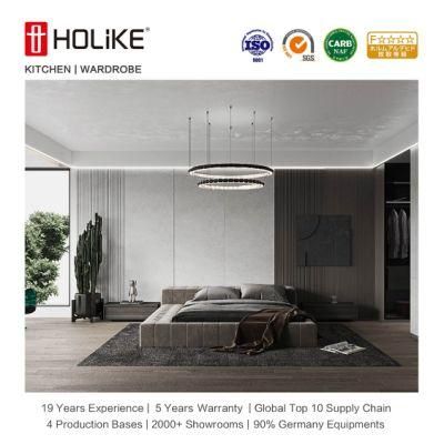 Chinese Custom Made Home Furniture Melamine Modern Bedroom Storage Wardrobe