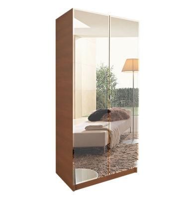 Factory Outlet Durable Modern Design Closet Mirror Wardrobe
