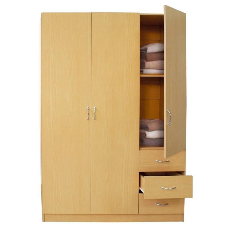 Modern Portable Bedroom Wooden Designer Cloth Closet Wardrobe