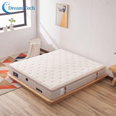 China OEM&ODM Manufacturer Home Furniture Twin Full Queen King Size Knitted Fabric Bedroom Bed Mattress