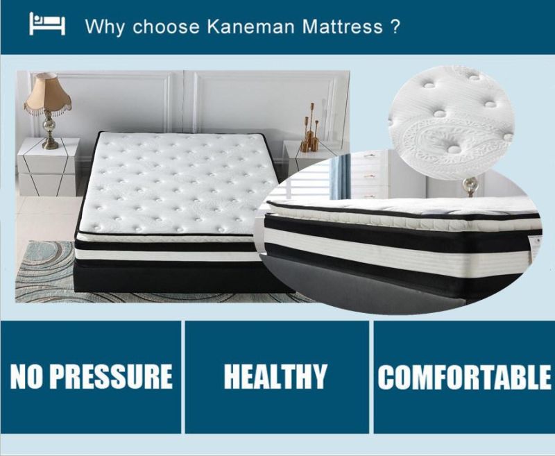 Compress 10inch Mattress Pillow Top Mattress Pocket Spring Mattress