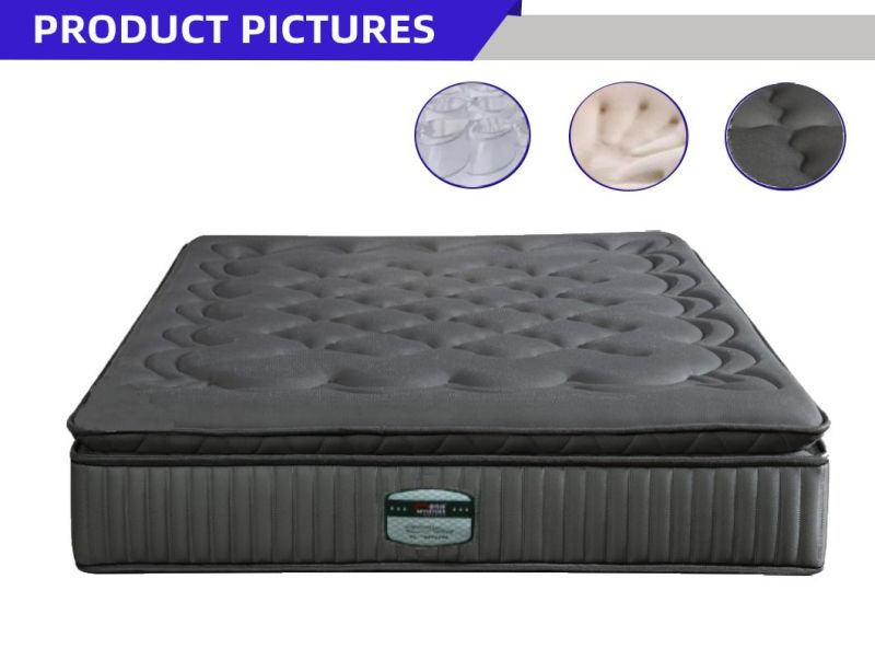Soft Foam Breathable 5-Zone Pocket Spring Massage Bed Mattress