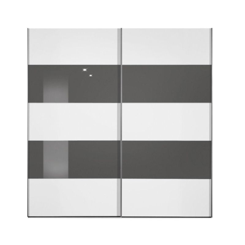 Customized High Gloss Sliding Door 20dd036 Bedroom Wardrobe