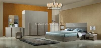 Simple Design Melamine Bedroom Furniture with Cheap Price Made in China