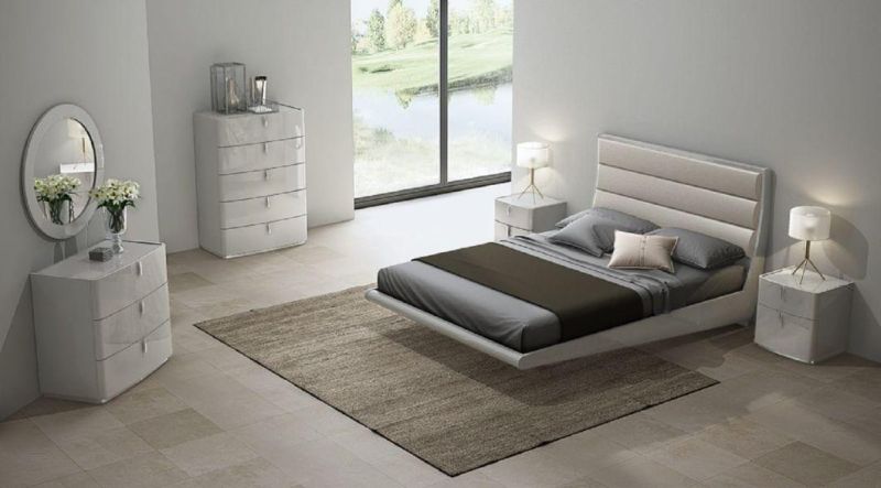 Nova Online Selling Home Furniture New Design Factory Manufacturer Wholesale MDF Gray Color Bedroom Bed