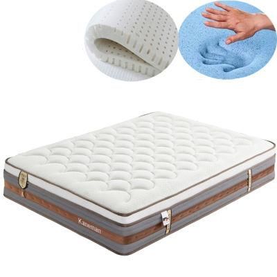 Pillow Top Spring Mattress Vacuum Roll in Color Box