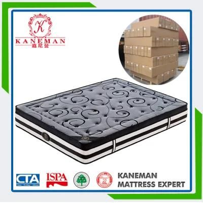 Rolled Pocket Spring Mattress Packed in Carton