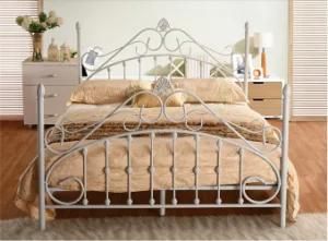 Modern Design Bedroom Furniture Single Double Metal Bed